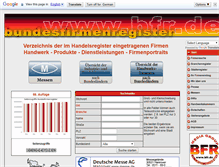 Tablet Screenshot of bfr.de